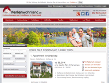 Tablet Screenshot of ferienwohnland.de